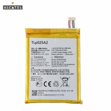 Alcatel TLp025A2 Oriģināls Akumulators One Touch Scribe 8000D 8008D Y900 Y710 S960 Li-Pol 2500mAh (OEM)