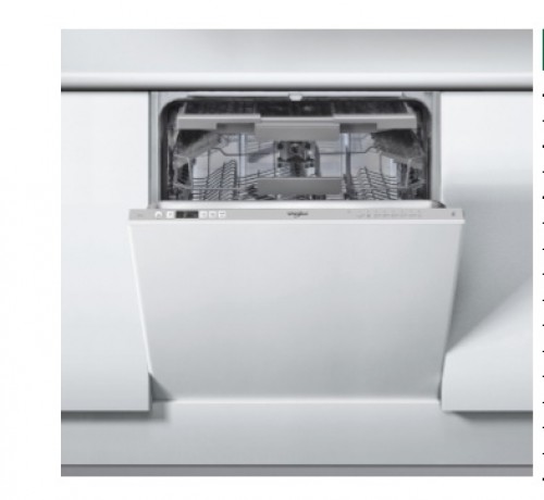 Whirlpool trauku mazg.mašīna, 60 cm, A++, iebūvējama / WIC3C26F image 1