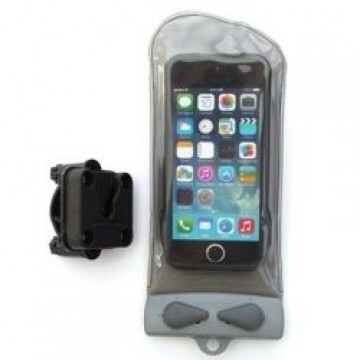 Aquapac Mini Bike-Mounted Waterproof Phone Case / Pelēka