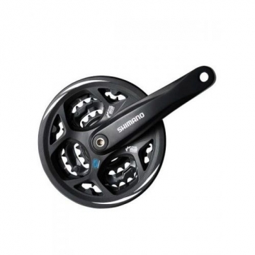 Shimano FC-M311 42x32x22T 175mm / Melna / 175 mm