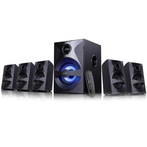 F&D F3800X speaker set 80 W Universal Black 5.1 channels 10 W Bluetooth image 1