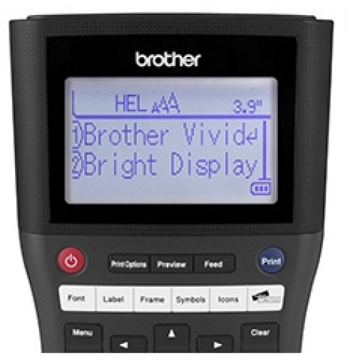 Brother PT-H500 portat.uzlīmju print.(3.5-24mm, USB, 20mm/sek., bez bater.& adapteri) image 4