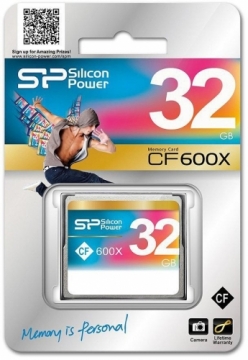 Silicon Power карта памяти CF 32GB 600x