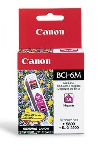 INK CARTRIDGE MAGENTA BCI-6M/4707A002 CANON image 1