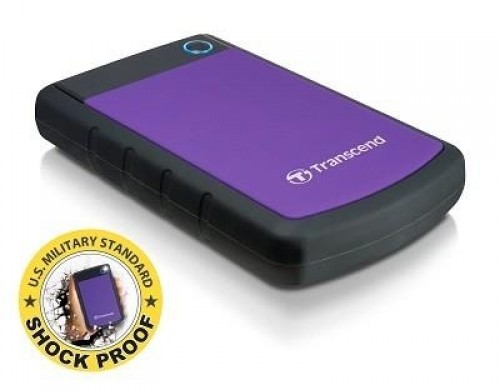 External HDD | TRANSCEND | StoreJet | 1TB | USB 3.0 | Colour Purple | TS1TSJ25H3P image 1