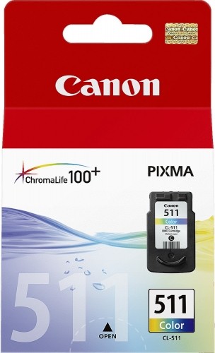 Canon tintes kasetne CL-511, krāsaina image 1