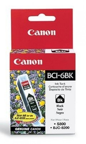 INK CARTRIDGE BLACK BCI-6BK/4705A002 CANON image 1