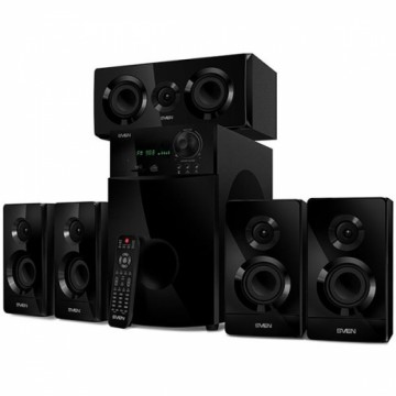 Speakers SVEN HT-210, black (125W, Bluetooth, Optical, Coaxial, FM, USB/SD, Display, RC unit)