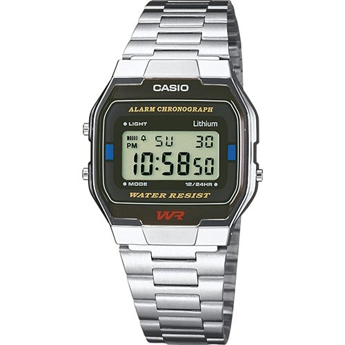 Casio A163WA-1QES Vīriešu rokas pulkstenis image 1