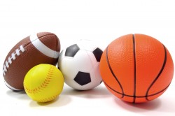 Basketbola, futbola un volejbola bumbas image