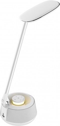 Platinet galda lampa ar skaļruni un USB lādētāju PDLU9A 18W (44123) image 2