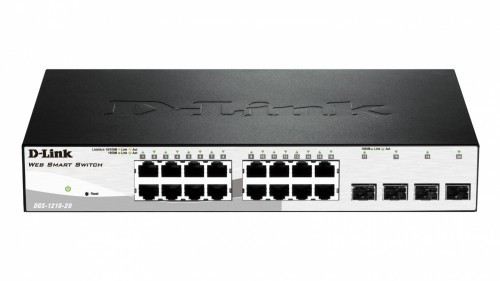 D-link Switch 16-port 10/100/1000 Base-T with 4 x SFP image 1