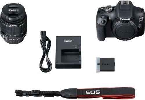 Canon EOS 2000D + 18-55 мм III Kit, черный image 4