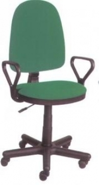 Biroja krēsls ar roku balstiem Prestige, zaļš