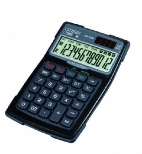 Настольный калькулятор  Citizen WR-3000, влагостойкий image 1