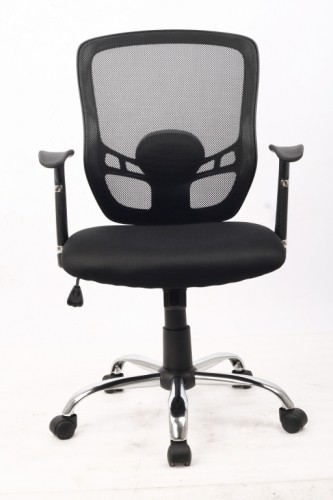 College Biroja krēsls ar roku balstiem 180, melns image 1