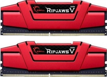 G.skill Memory DDR4 32GB (2x16GB) RipjawsV 3600MHz CL19 XMP2 Red
