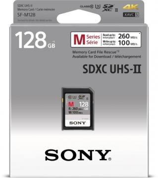 Sony memory card SDXC 128GB M-Series UHS-II