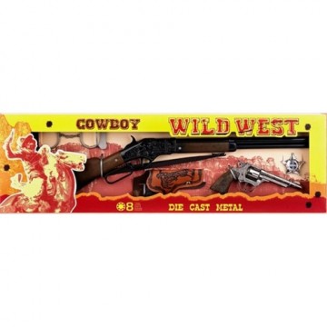 Gonher Guns GONHER Wild-West play Set  8 S. + Rifle, 498/0