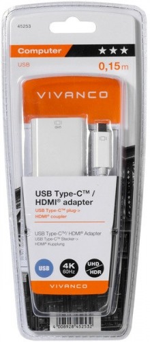Vivanco адаптер USB-C - HDMI (45253) image 1