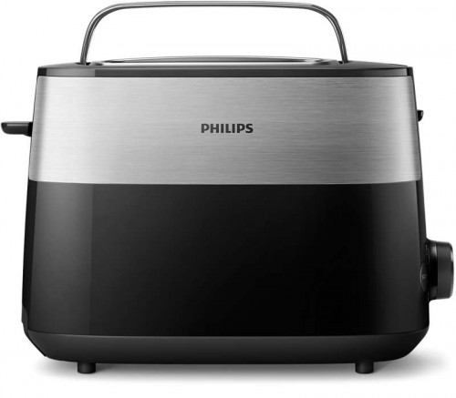 PHILIPS Daily Collection Tosteris, 830 W (melns) - HD2516/90 image 2