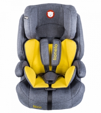 Autosēdeklis NICO yellow 9-36kg, Lionelo AKCIJA {39/2018}