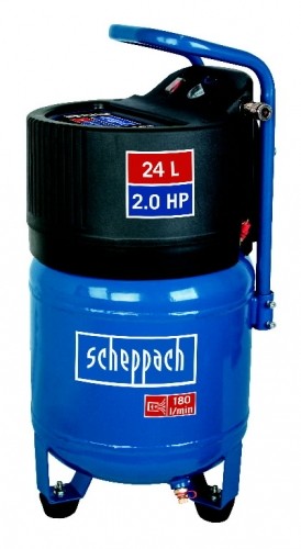 Bezeļļas vertikālais kompresors HC 24V, Scheppach image 1