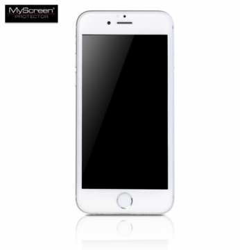 MyScreen Edge 3D 0.33mm 9H Premium Diamond Japan Stikls Apple iPhone 7 8 Pilna izmēra ar Baltu Rāmi