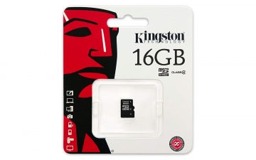 Kingston microSDHC, 16GB, Class 4