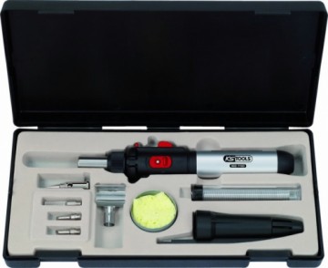Ks Tools gas operated micro soldering set 10-pcs, Kstools
