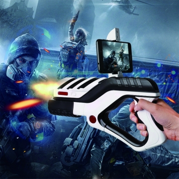 Virtuālās realitātes pistole AR Magic Gun sader ar Android, iOS