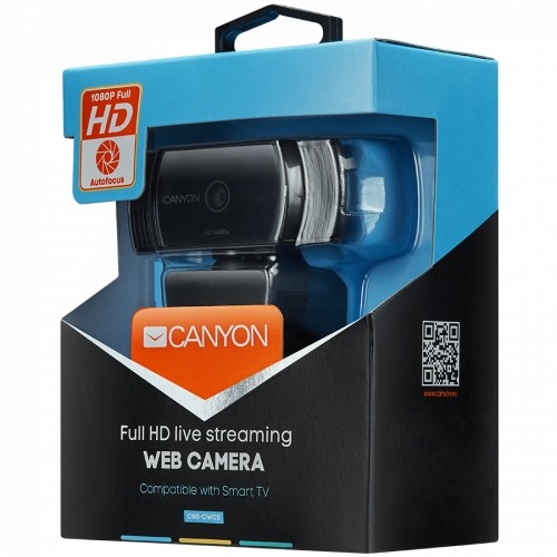 Canyon 1080P full HD 2.0Mega auto focus webcam with USB2.0 connector, 360 degree rotary view scope, built in MIC, IC Sunplus2281, Sensor OV2735 image 2