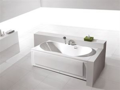Vento Акриловая ванна со смесителем 1600x800x580, левая image 1