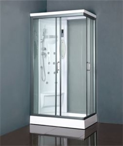Masāžas dušas kabīne VENTO BIELLO 110x218cm, kreisais izpildījums image 1