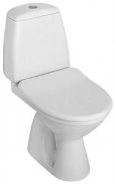 KOLO SOLO WC pods ar tvertni, ar vertikālu izvadu, 3/6l; ūdens padeve no apakšas, komplektā ar cieto vāku 70116