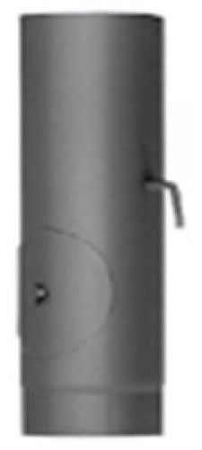 Jeremias Melno dūmvadu caurule D160 1.0m  ar šīberi, ar revīziju image 1