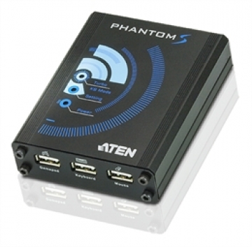 Gamepad Emuliatorius skirtas PS3 / PS4 / Xbox 360 / Xbox One, USB emuliatorius ATEN PHANTOM-S juodas / UC3410