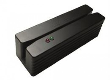 Deltacoimp Compact magnetic card reader with USB interface, lane 1 + 2 + 3, black  Deltaco CMSR-33-USB / POS-420