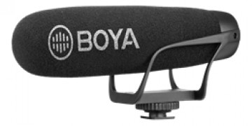 BY-BM2021  mikrofonas DSLR fotoaparatams, super kardioidinis BOYA juodas / BOYA10081