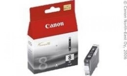 Tintes kasete CANON CLI-8BK melna (P) image 1