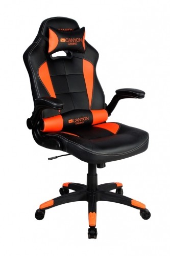 Canyon Gaming Chair Vigil, Black/Orange image 1
