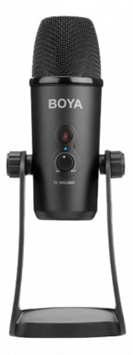 USB stalinis mikrofonas, stereo / kardioidinis / pakreipiamas, juodas BOYA BY-PM700 / BOYA10082 image 3