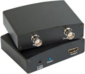 Deltacoimp Signalo keitiklis iš SDI į HDMI, BNC, SDI Loop Out, juodas / SDI-1000