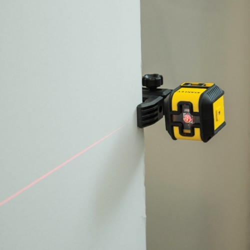 Cross laser CUBIX red with pouch and clamp, Stanley image 1