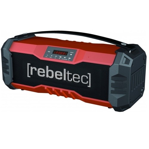 Rebeltec SoundBox 350 Bluetooth Bezvadu Skaļrunis IP65 / Micro SD / USB / Radio / Aux / 18W Melns image 1