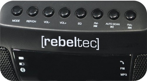 Rebeltec SoundBox 390 Bluetooth Bezvadu Skaļrunis / Micro SD / USB / Radio / Aux / 20W Melns image 3