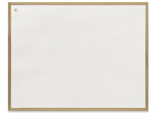 Tāfele balta 2X3 Ecco kokā rāmī 120x80 cm image 1