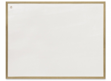 Tāfele balta 2X3 Ecco kokā rāmī 120x80 cm