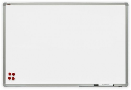 2X3 Белая магнитная доска 2х3, 120х180см, с металлической рамкой E-Line image 1