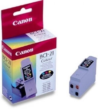Tintes kasete CANON BCI-21, krāsaina (P)